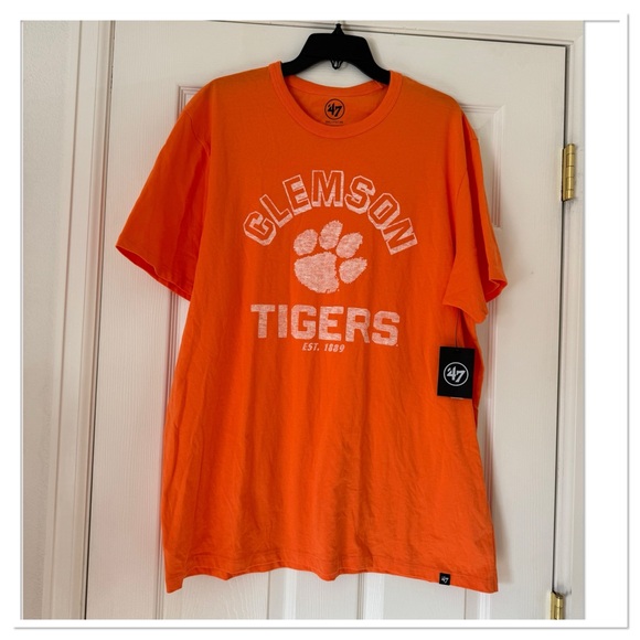 47 Men’s Clemson Tigers Orange Fan Franklin T-Shirt - Picture 1 of 3